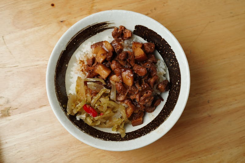 Costa Vida sweet pork rice bowl