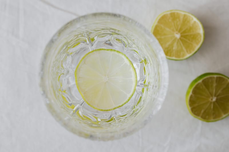 Fresh squeezed limeade drink